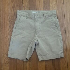 Old Navy Kids Khaki Flat Front Shorts